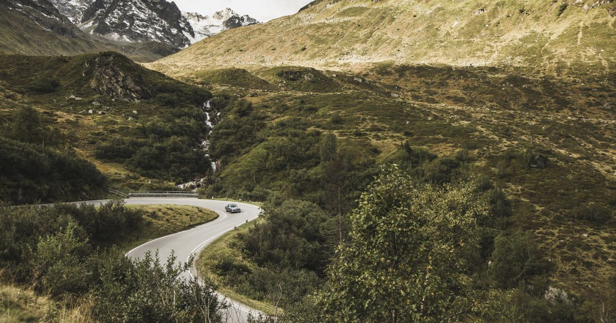 SCHIEBEBILD SILVRETTA HOCHALPENSTRASSE Tirol Österreich Souvenir